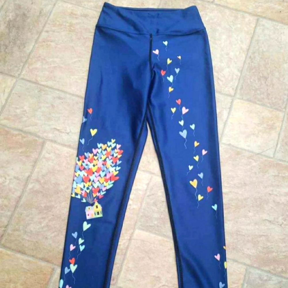 Main Streer Bella Yoga Pant Leggings, from the Disney movie Up, small, blue